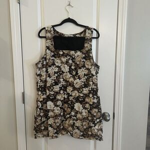 Abercrombie & Fitch Dress XXLP Linen Blend